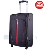 Walizki - Kemer Mała kabinowa walizka 1706 4K S CZARNA - miniaturka - grafika 1