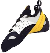 Buty sportowe męskie - Tenaya Tenaya Tarifa Climbing Shoes, biały/żółty EU 40 2022 Buty wspinaczkowe sznurowane TNTAR065 - miniaturka - grafika 1