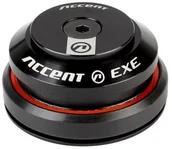 Części rowerowe - Accent Stery zintegrowane HI-EXE Taper 1-1/8"-1.5" IS42/IS52, czarne, łożyska maszynowe - miniaturka - grafika 1