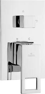 Deante BAT ANEMON BIS CHROM NATRYSKOWA PODTYNKOWA Z PRZEŁĄCZNIKIEM NATRYSKU - Baterie podtynkowe - miniaturka - grafika 2