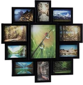 Ramki na zdjęcia - Relaxdays ramka na zdjęcia do kolaży, z galerią 11 zdjęć, ramka fotograficzna do zawieszania, na wiele zdjęć w różnych kolorach 10021953_46 - miniaturka - grafika 1