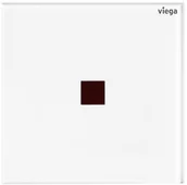 Przyciski spłukujące - Viega Prevista Visign for More 200 Przycisk spłukujący do pisuaru bezdotykowy szkło białe 774660 - miniaturka - grafika 1