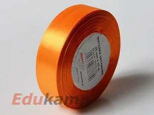 Brewis Wstążka dekoracyjna satynowa 25mm/32m pomarańczowa 25 - Pasmanteria - miniaturka - grafika 2