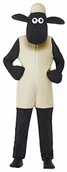 Stroje karnawałowe - SMIFFYS Kostium unisex dziecięce Shaun Das Schaf, Jumpsuit i zagłówek, rozmiar: M, 20607, biały 20607M - miniaturka - grafika 1
