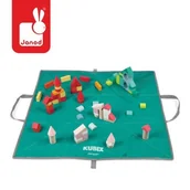 Klocki - Janod Klocki drewniane z matą do zabawy Kubix 80 sztuk, 3247 [7392760]_20171009162426 - miniaturka - grafika 1