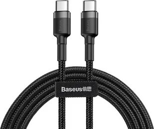 Baseus Kabel Cafule 2x USB-C QC 3A 2m PD black CATKLF-HG1 - Kable USB - miniaturka - grafika 2