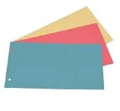 Akcesoria do nawigacji - Cartotecnica del garda Cart. Garda 200 Ścianki działowe Manilla 200 gr 125 x 230 mm jasnoniebieski CDG 8DM02-AZ - miniaturka - grafika 1