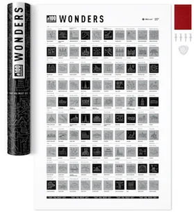 Mapa Zdrapka 100 Bucketlist Wonders Edition - Materiały pomocnicze dla uczniów - miniaturka - grafika 2