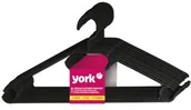 Akcesoria i części AGD - YORK Wieszak na ubrania YORK 067090 Czarny - miniaturka - grafika 1