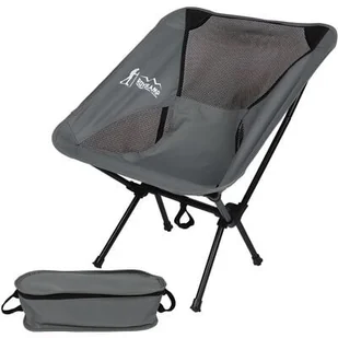 ROYOKAMP Fotel turystyczny ROYOKAMP Szary - Fotele i krzesła ogrodowe - miniaturka - grafika 2
