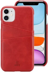 Crong Crong Neat Cover Etui iPhone 11 Pro z kieszeniami czerwony) 10_15182 - Etui i futerały do telefonów - miniaturka - grafika 2