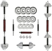 Sztangi - STC21 SZTANGIELKI/SZTANGA W WALIZCE CHROM 2x10KG HMS - miniaturka - grafika 1