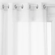 Zasłony - Atmosphera Biała zasłona GEORGETTE w minimalistycznym stylu modern B075XPV646 - miniaturka - grafika 1