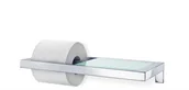 Stojaki i wieszaki na papier toaletowy - Blomus Uchwyt na papier toaletowy z półką MENOTO, polerowany - B68832 - miniaturka - grafika 1