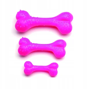 Comfy Zabawka Mint Dental Bone Różowa 8.5 cm - Zabawki dla psów - miniaturka - grafika 2
