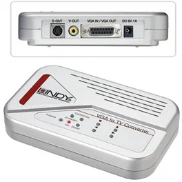 Lindy VGA do TV konwerter plików video 32566 - Adaptery i przejściówki - miniaturka - grafika 2