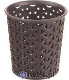 Curver Koszyk okrągły, My Style brązowy, L - Pojemniki na zabawki - miniaturka - grafika 3