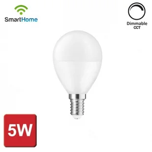 Spectrum Żarówka LED Kulka 5W E14 CCT Smart WOJ+14414 WOJ+14414 - Żarówki LED - miniaturka - grafika 2
