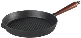 Skeppshult Patelnia grillowa okrągła 28 cm, drewniana rączka 0028T - Patelnie Skeppshult Patelnia grillowa okrągła 28 cm, drewniana rączka 0028T - Patelnie - miniaturka - grafika 2