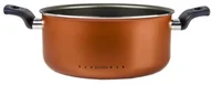 Rondle - Moneta alluflon zecchino rondel zapobiegającą przywieraniu, średnica 20 cm, 2 uchwyty, aluminium, pomarańczowy 33135 - miniaturka - grafika 1