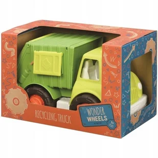 B.Toys Śmieciarka Wonder Wheels Auto Samochód - Samochody i pojazdy dla dzieci - miniaturka - grafika 2
