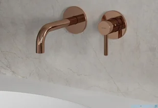 Omnires Bateria umywalkowa podtynkowa Y1215HCP Y miedź - Baterie podtynkowe - miniaturka - grafika 5