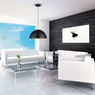 Eglo LAMPA wisząca GAETANO 1 94938 metalowa OPRAWA zwis kopuła miedź czarna - Lampy sufitowe - miniaturka - grafika 3