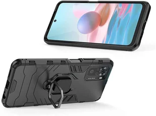 Alogy Etui Stand Ring Armor do Xiaomi Redmi Note 10/10s czarne 9542X1 - Etui i futerały do telefonów - miniaturka - grafika 4