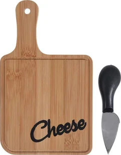 EH Excellent Houseware Deska do krojenia Bambusowa DESKA DO SERÓW + nóż nożyk do sera 121206 - Deski do krojenia - miniaturka - grafika 4