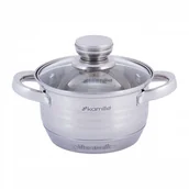 Garnki - Kamille Garnek 1,5L ze stali nierdzewnej z pokrywką 4910 - miniaturka - grafika 1