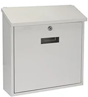 Skrzynki na listy - Toolland skrzynka na listy Monaco, biały BG30001 - miniaturka - grafika 1