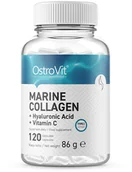 Witaminy i minerały dla sportowców - Ostrovit Marine Collagen+Hyaluronic Acid+Vitamin C 120caps - miniaturka - grafika 1