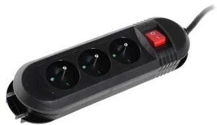 Hama Comfort 3GN czarna 44121927 Listwa zasilająca + wyłącznik 1.5m 44121927 - Listwy zasilające - miniaturka - grafika 3