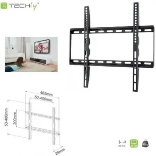 Techly LCD/LED/PDP 23-55'' 45 kg VESA Czarny (020621) - Uchwyty do telewizora - miniaturka - grafika 2