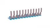 Kostki, złączki, wtyczki - Legrand Mostek łączeniowy 12-torowy niebieski 037547 037547 - miniaturka - grafika 1
