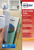 Przekładki do segregatorów - Avery 798770 plastikowa 12 Index Tabs personalisierbar 798770 - miniaturka - grafika 1