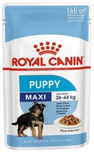 Royal Canin Size Maxi Puppy karma mokra w sosie dla szczeniąt, od 2 do 15 miesiąca życia, ras dużych saszetka 140g 16428 - Mokra karma dla psów - miniaturka - grafika 2