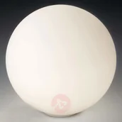 Lampy stojące - Okrągła szklana lampa stołowa Dioscuri, 25 cm - miniaturka - grafika 1