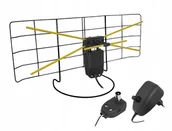 Anteny TV - Antena Dvb-t siatkowa pokojowa z zasilaczem regulo - miniaturka - grafika 1