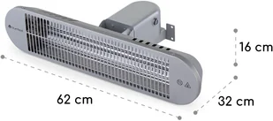 Blumfeldt Blumfeldt Gold Bar 2000 Swing, grzejnik promiennikowy na podczerwień, 2000 W, oscylacja w zakresie 60° GQM2-Gold Bar2000S W - Ogrzewanie przenośne Blumfeldt Blumfeldt Gold Bar 2000 Swing, grzejnik promiennikowy na podczerwień, 2000 W, oscylacja w zakresie 60° GQM2-Gold Bar2000S W - Ogrzewanie przenośne - miniaturka - grafika 8