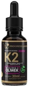 Witaminy i minerały dla sportowców - Progress Labs Witamina K2 PROGRESS LABS MK-7 Forte, 30 ml - miniaturka - grafika 1