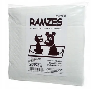 Ramzes Chłonne podkłady maty dla psa 60x40cm x 25 - Maty do nauki czystości - miniaturka - grafika 11