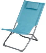 Leżaki ogrodowe - Leżak plażowy Curacao lazurowy ATG502906B - miniaturka - grafika 1