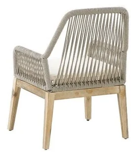 Beliani Zestaw 2 krzeseł ogrodowych beżowy OLBIA - Fotele i krzesła ogrodowe - miniaturka - grafika 6