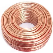 Kable - Seki Kabel głośnikowy 50 m  2 X 4 mm  100% CCA MIEDŹ; kabel audio 312002 - miniaturka - grafika 1