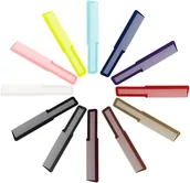 Szczotki i grzebienie do włosów - Grzebienie Wahl Clipper Combs komplet kolorowych grzebieni 12 szt. grzebień - miniaturka - grafika 1