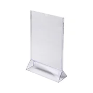 Akcesoria do reklamy - Stojak informacyjny typu T A6 pionowo plexi odlewany TA6P - miniaturka - grafika 1