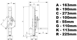 443 DOSTAWA GRATIS! 44366765 Korbowy podnośnik kolejowy zębatkowy udźwig 1500kg wysokość 600mm) 66765-uniw - Wyposażenie gospodarstwa rolnego 443 DOSTAWA GRATIS! 44366765 Korbowy podnośnik kolejowy zębatkowy udźwig 1500kg wysokość 600mm) 66765-uniw - Wyposażenie gospodarstwa rolnego - miniaturka - grafika 2