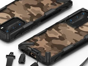 RINGKE Etui Fusion X do Huawei P40 Camo Black 8006X1 - Etui i futerały do telefonów - miniaturka - grafika 8