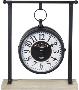 Home Styling Collection Zegar na biurko komodę stół RETRO LOFT metalowy 27X10X31CM 832118 - Zegary Home Styling Collection Zegar na biurko komodę stół RETRO LOFT metalowy 27X10X31CM 832118 - Zegary - miniaturka - grafika 1